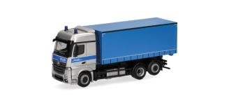 Herpa 098427 - H0 - Mercedes-Benz Actros Aero Wechsellader Polizei MV